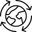 Circular design element with a central dot